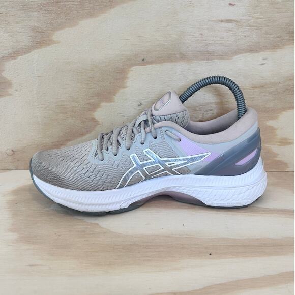 Asics - Gel-Kayano 27 - Running Shoes - Gray/Pink - Women's - 7.5 - 1012B263 - Picture 4 of 9